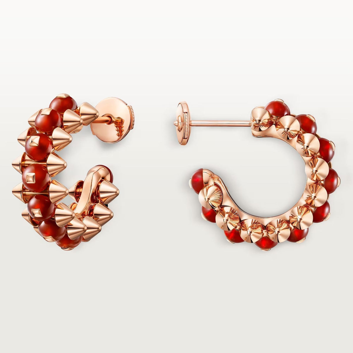 [OrnoraJewelry]CLASH 7.9MM AGATE CHALCEDONY EARRINGS
