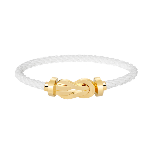 [OrnoraJewelry]CHANCE LARGE 8 FIGURE BUCKLE NO DIAMOND BRACELET GOLD