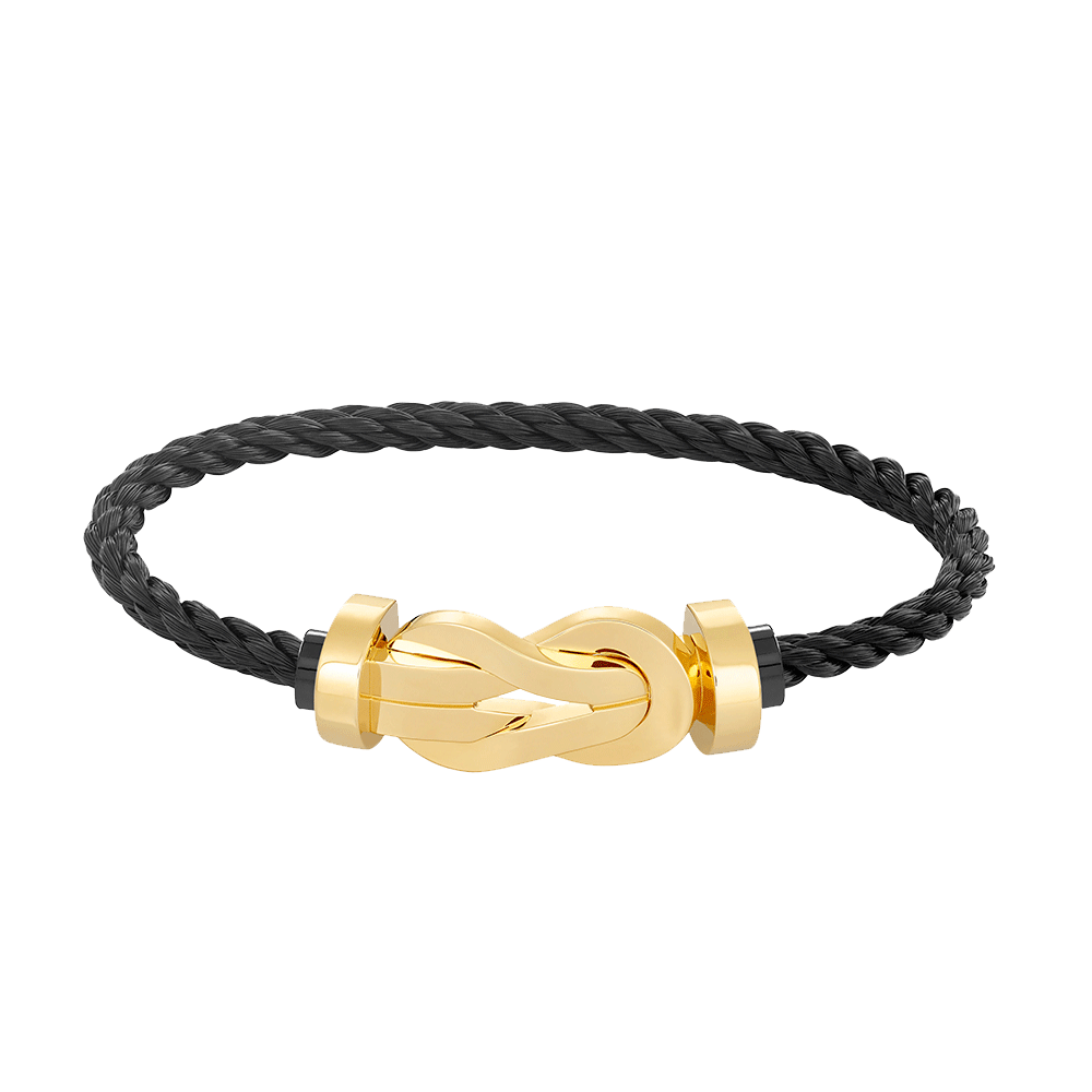 [OrnoraJewelry]CHANCE LARGE 8 FIGURE BUCKLE NO DIAMOND BRACELET GOLD