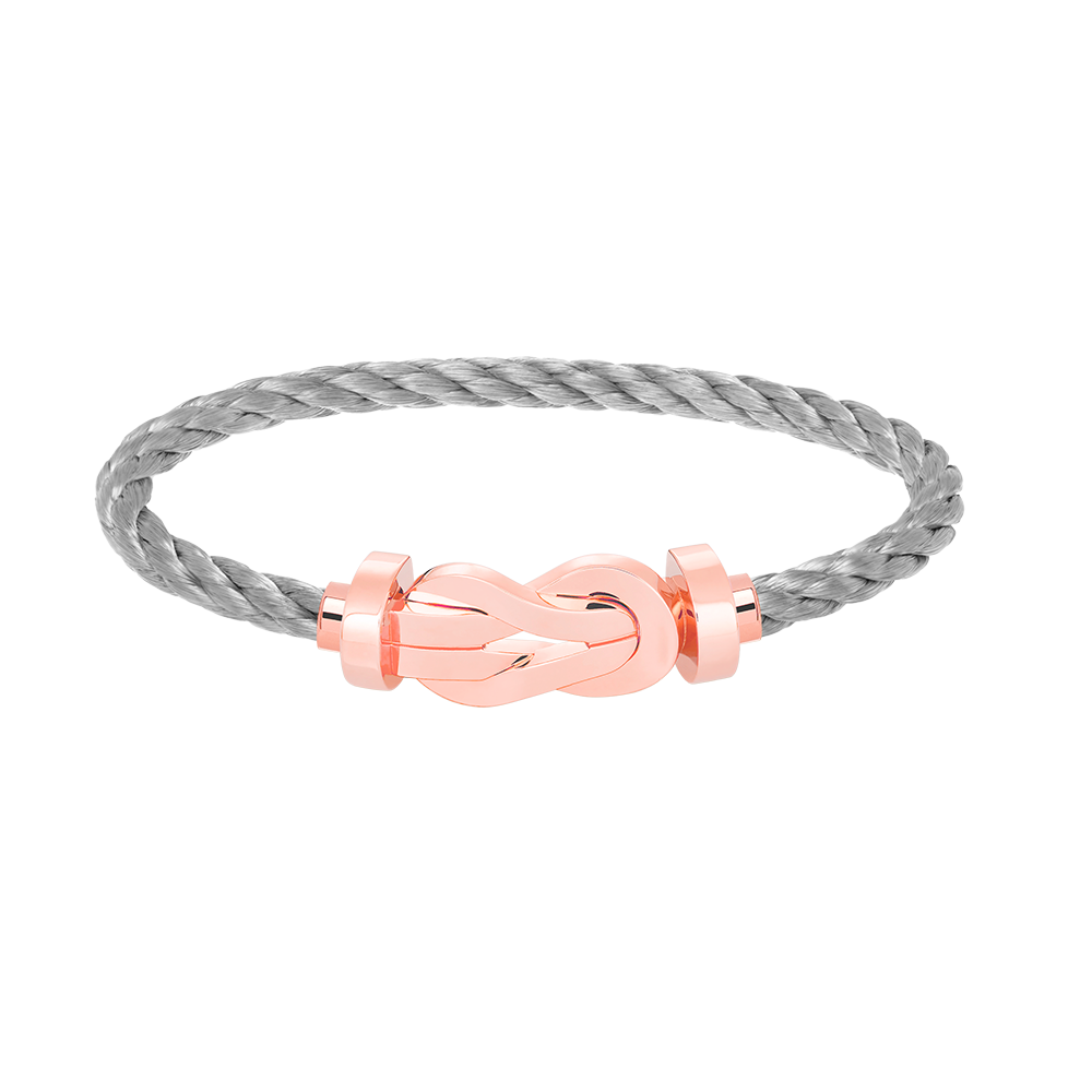 [OrnoraJewelry]CHANCE LARGE 8 FIGURE BUCKLE NO DIAMOND BRACELET ROSE GOLD