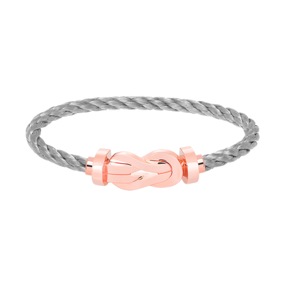[OrnoraJewelry]CHANCE LARGE 8 FIGURE BUCKLE NO DIAMOND BRACELET ROSE GOLD