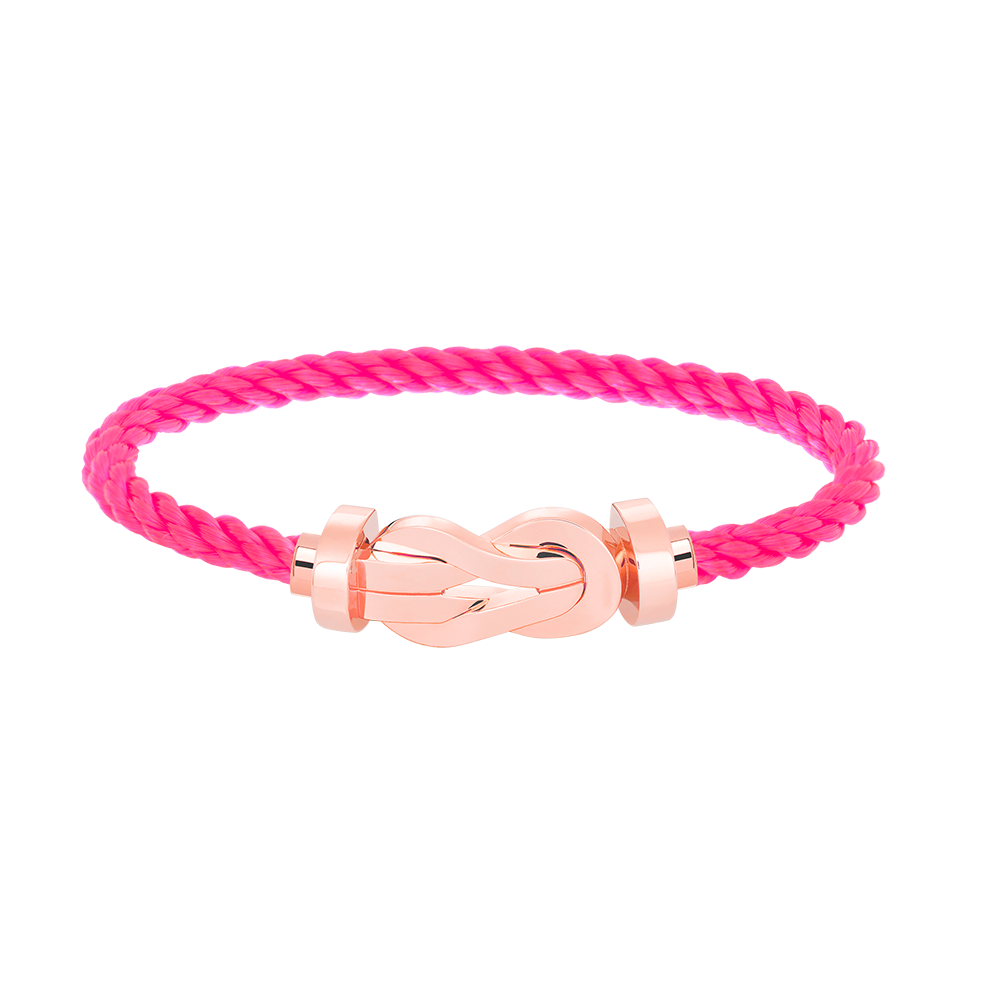[OrnoraJewelry]CHANCE LARGE 8 FIGURE BUCKLE NO DIAMOND BRACELET ROSE GOLD