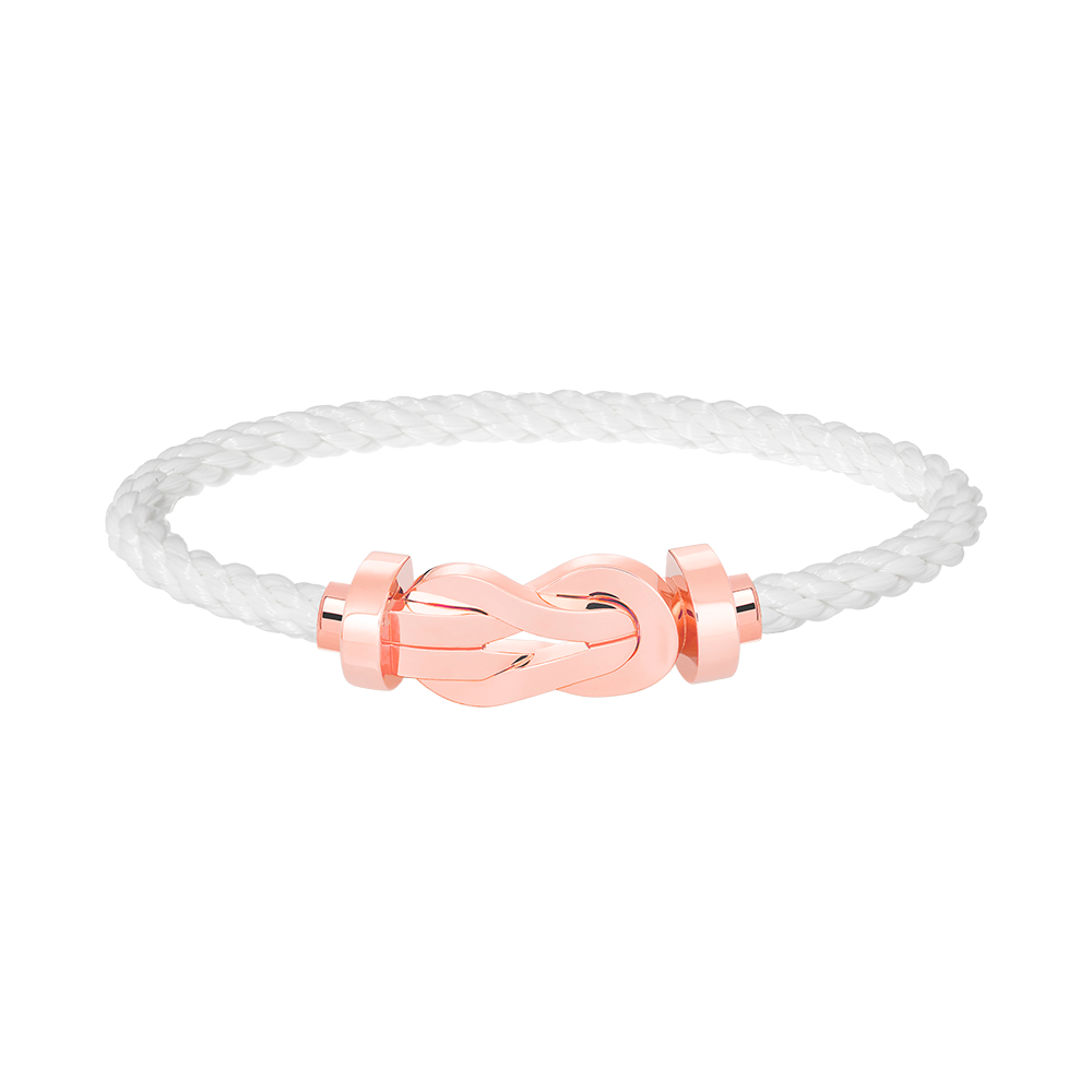 [OrnoraJewelry]CHANCE LARGE 8 FIGURE BUCKLE NO DIAMOND BRACELET ROSE GOLD