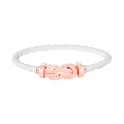[OrnoraJewelry]CHANCE LARGE 8 FIGURE BUCKLE NO DIAMOND BRACELET ROSE GOLD