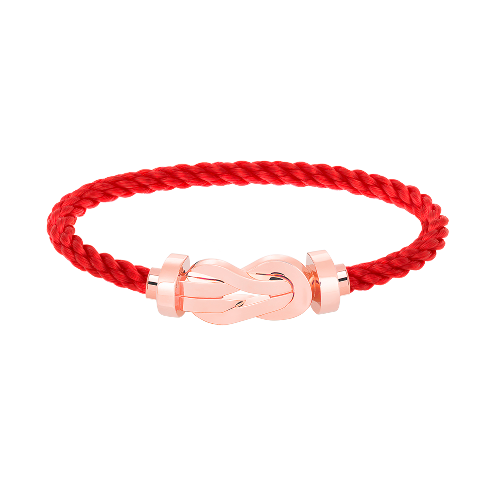 [OrnoraJewelry]CHANCE LARGE 8 FIGURE BUCKLE NO DIAMOND BRACELET ROSE GOLD