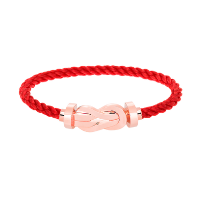 [OrnoraJewelry]CHANCE LARGE 8 FIGURE BUCKLE NO DIAMOND BRACELET ROSE GOLD