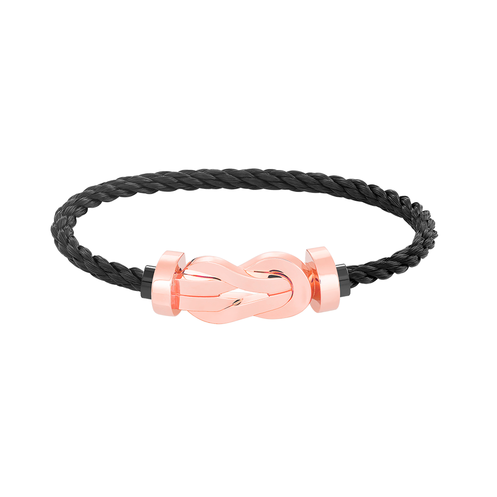 [OrnoraJewelry]CHANCE LARGE 8 FIGURE BUCKLE NO DIAMOND BRACELET ROSE GOLD
