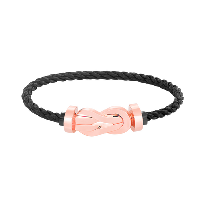 [OrnoraJewelry]CHANCE LARGE 8 FIGURE BUCKLE NO DIAMOND BRACELET ROSE GOLD