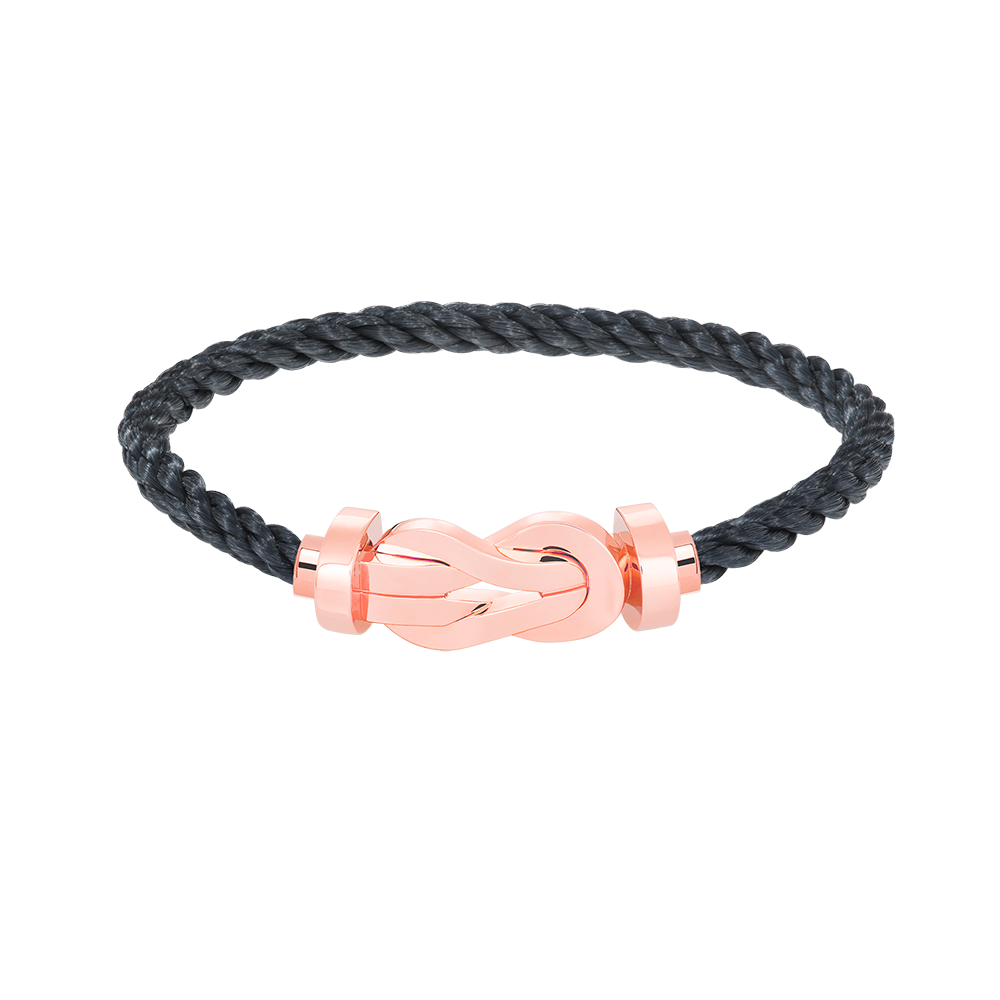 [OrnoraJewelry]CHANCE LARGE 8 FIGURE BUCKLE NO DIAMOND BRACELET ROSE GOLD