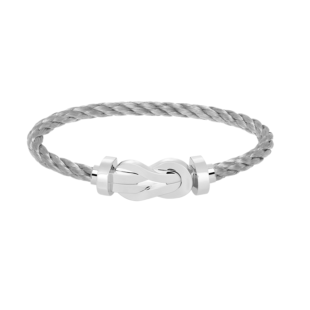 [OrnoraJewelry]CHANCE LARGE 8 FIGURE BUCKLE NO DIAMOND BRACELET SILVER