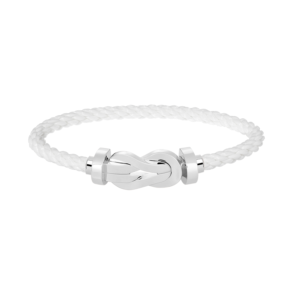 [OrnoraJewelry]CHANCE LARGE 8 FIGURE BUCKLE NO DIAMOND BRACELET SILVER