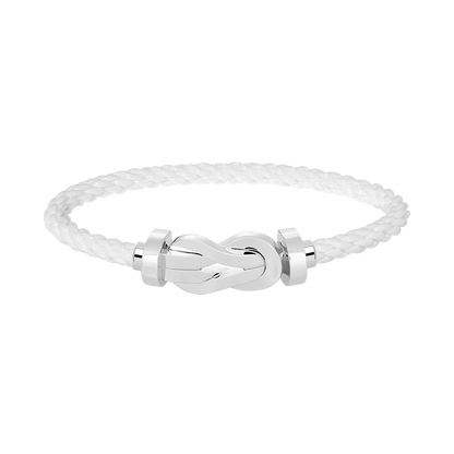 [OrnoraJewelry]CHANCE LARGE 8 FIGURE BUCKLE NO DIAMOND BRACELET SILVER