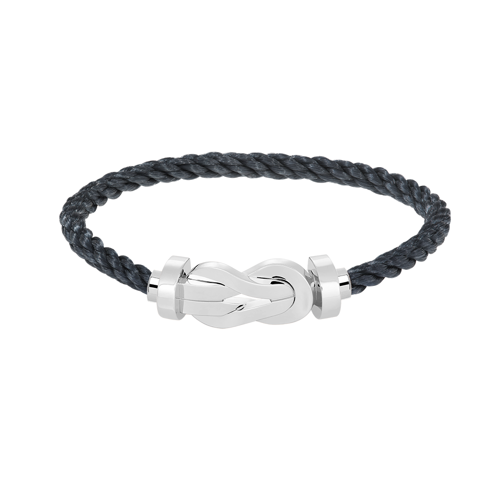 [OrnoraJewelry]CHANCE LARGE 8 FIGURE BUCKLE NO DIAMOND BRACELET SILVER