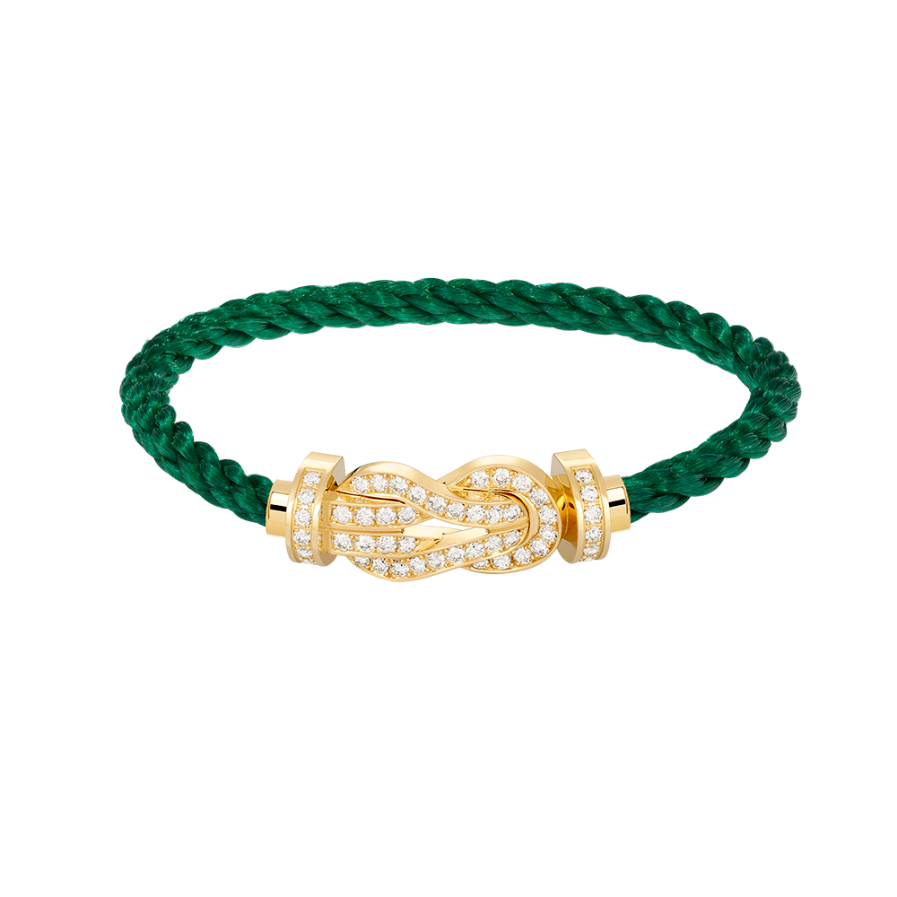 [OrnoraJewelry]CHANCE LARGE 8 FIGURE BUCKLE FULLDIAMOND BRACELET GOLD
