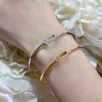 [OrnoraJewelry]Move Uno pavé flex bangle medium
