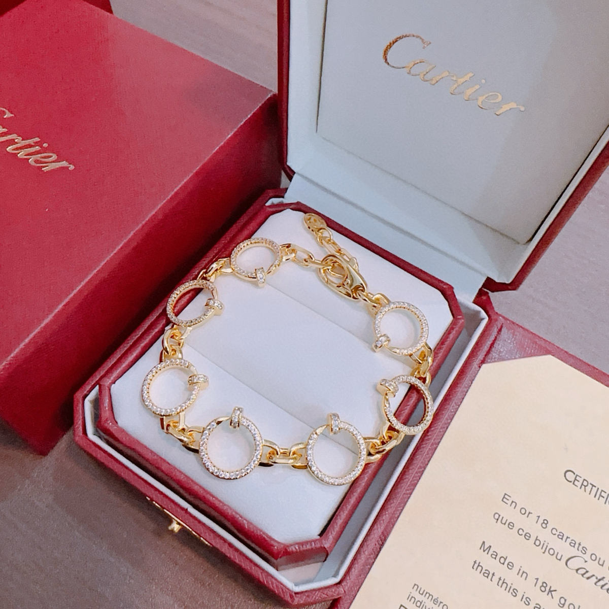 [OrnoraJewelry Jewelry] LOVE&JUSTE BRACELET DIAMONDS