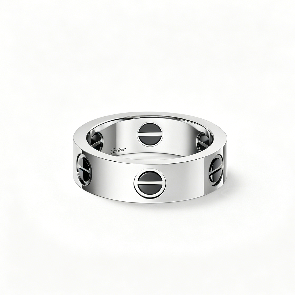 [OrnoraJewelry]LOVE RING 5.5MM NO DIAMONDS  CERAMIC