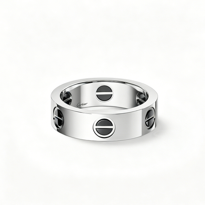 [OrnoraJewelry]LOVE RING 5.5MM NO DIAMONDS  CERAMIC