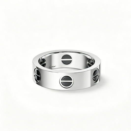 [OrnoraJewelry]LOVE RING 5.5MM NO DIAMONDS  CERAMIC