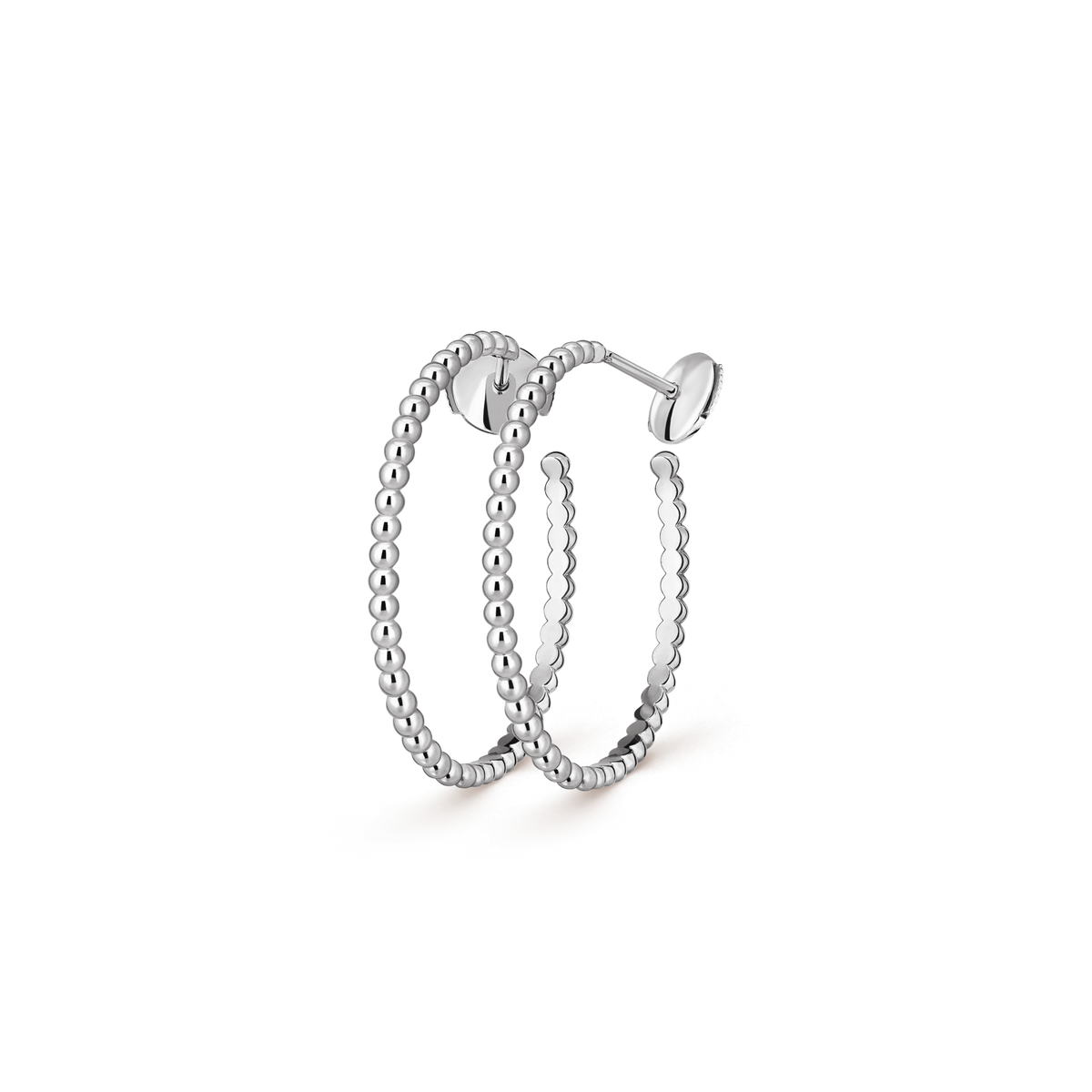 [OrnoraJewelry] SMOOTH BEAD STUD EARRINGS