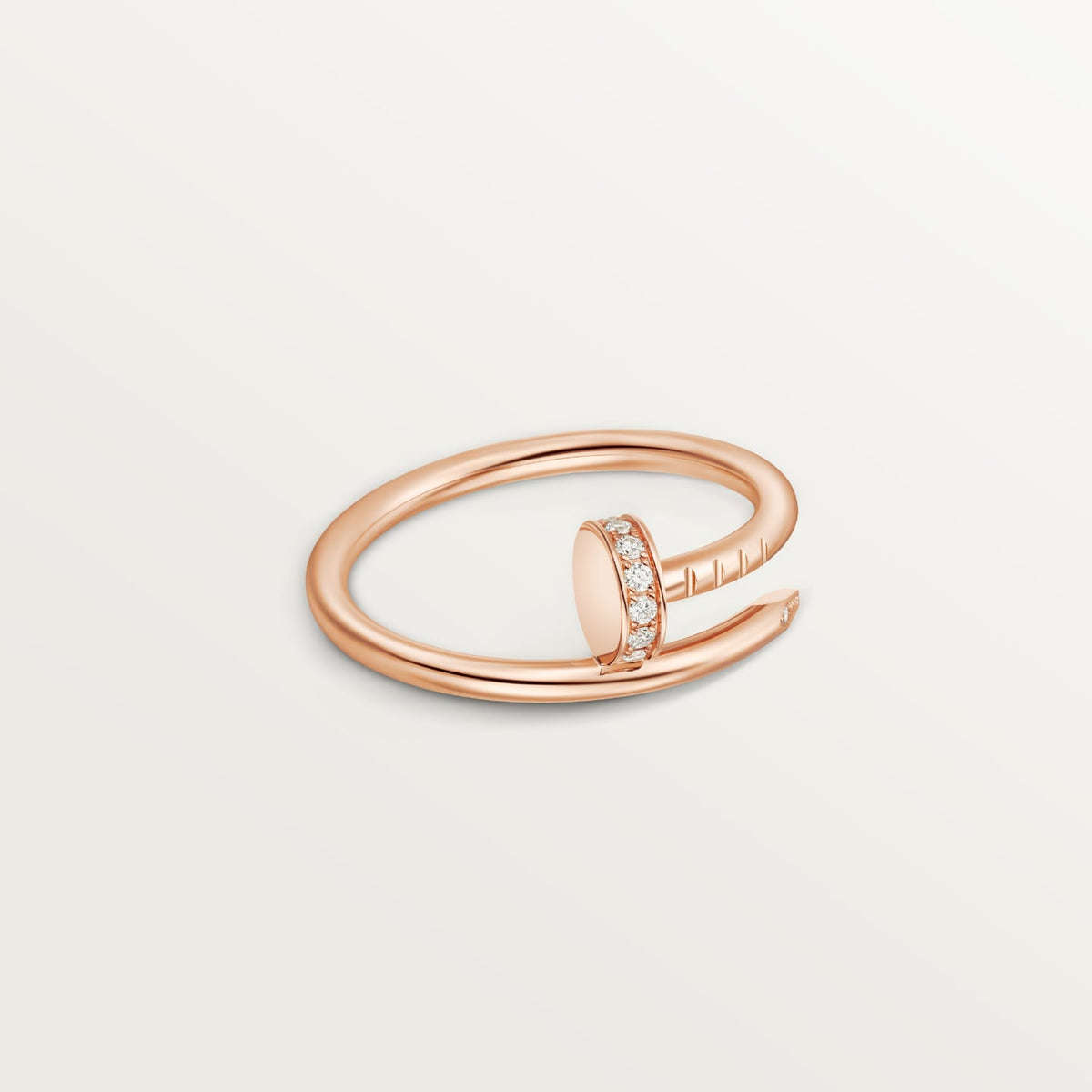[OrnoraJewelry]JUSTE 1.8MM HALF DIAMOND RING