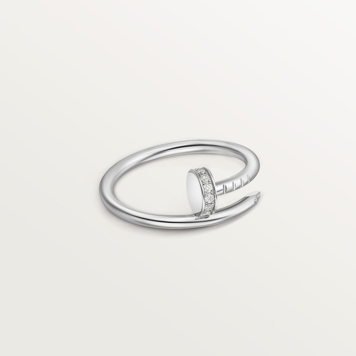 [OrnoraJewelry]JUSTE 1.8MM HALF DIAMOND RING