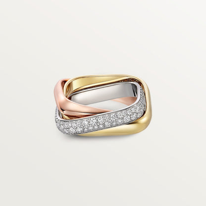 [OrnoraJewelry]TRINITY 3.5MM CUSHION RING COLLECTION