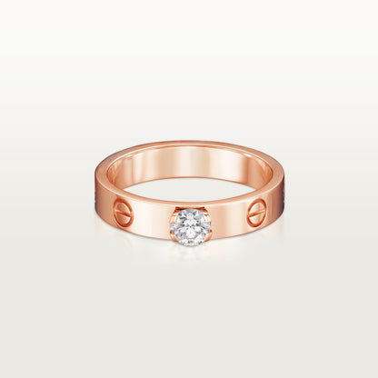 [OrnoraJewelry]LOVE RING 3.6MM 1 BIG DIAMOND