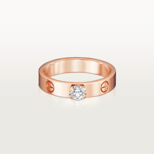 [OrnoraJewelry]LOVE RING 3.6MM 1 BIG DIAMOND