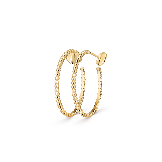 [OrnoraJewelry] SMOOTH BEAD STUD EARRINGS