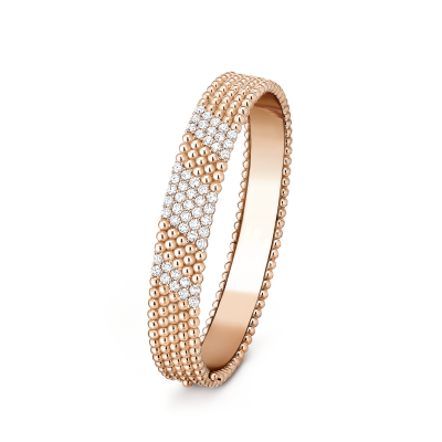 [OrnoraJewelry]  FIVE-ROW DIAMOND BRACELET