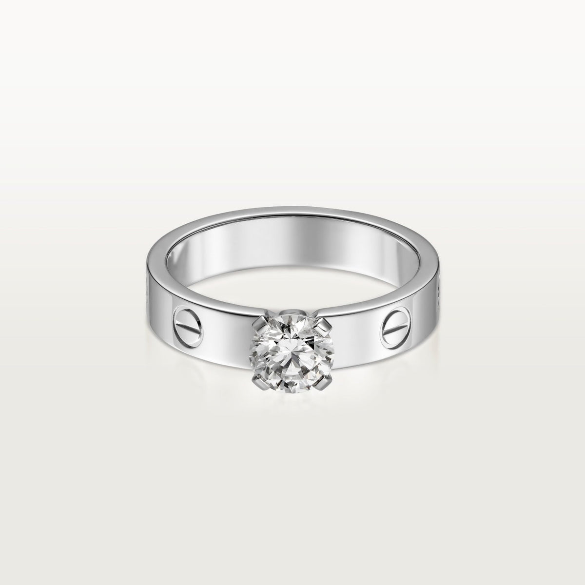 [OrnoraJewelry]LOVE RING 3.6MM 1 BIG DIAMOND