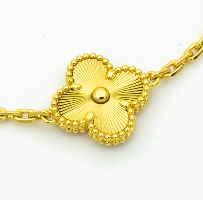 [OrnoraJewelry] CLOVER 5 MOTIF LASER BRACELET COLLECTION