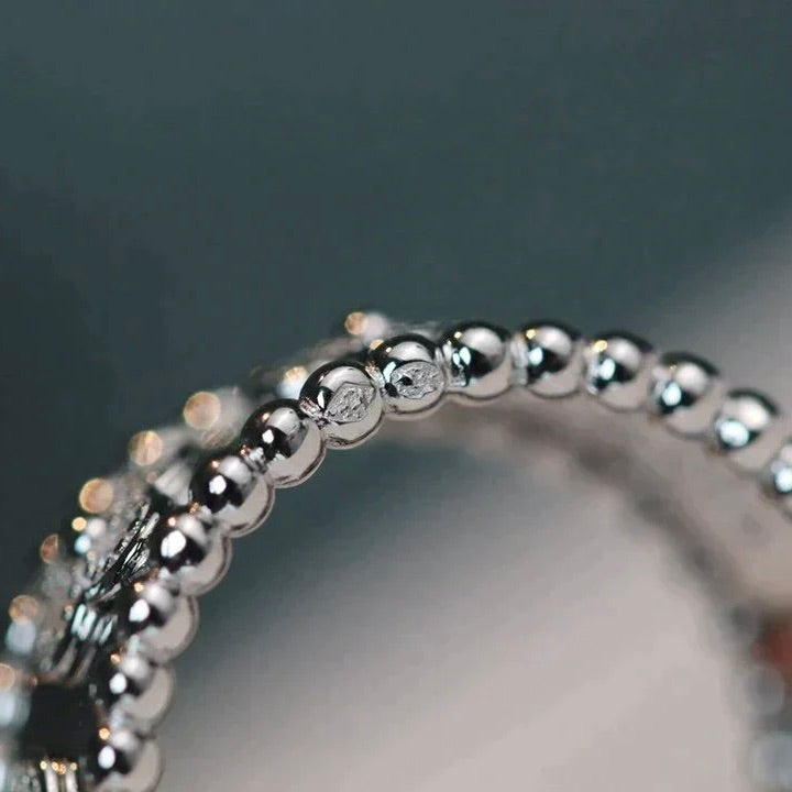 [OrnoraJewelry]CLOVER KALEIDOSCOPE RING 10MM