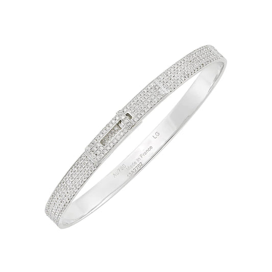 [OrnoraJewelry]HM KELLY BRACELET IN SILVER AND FULL PAVE DIAMOND