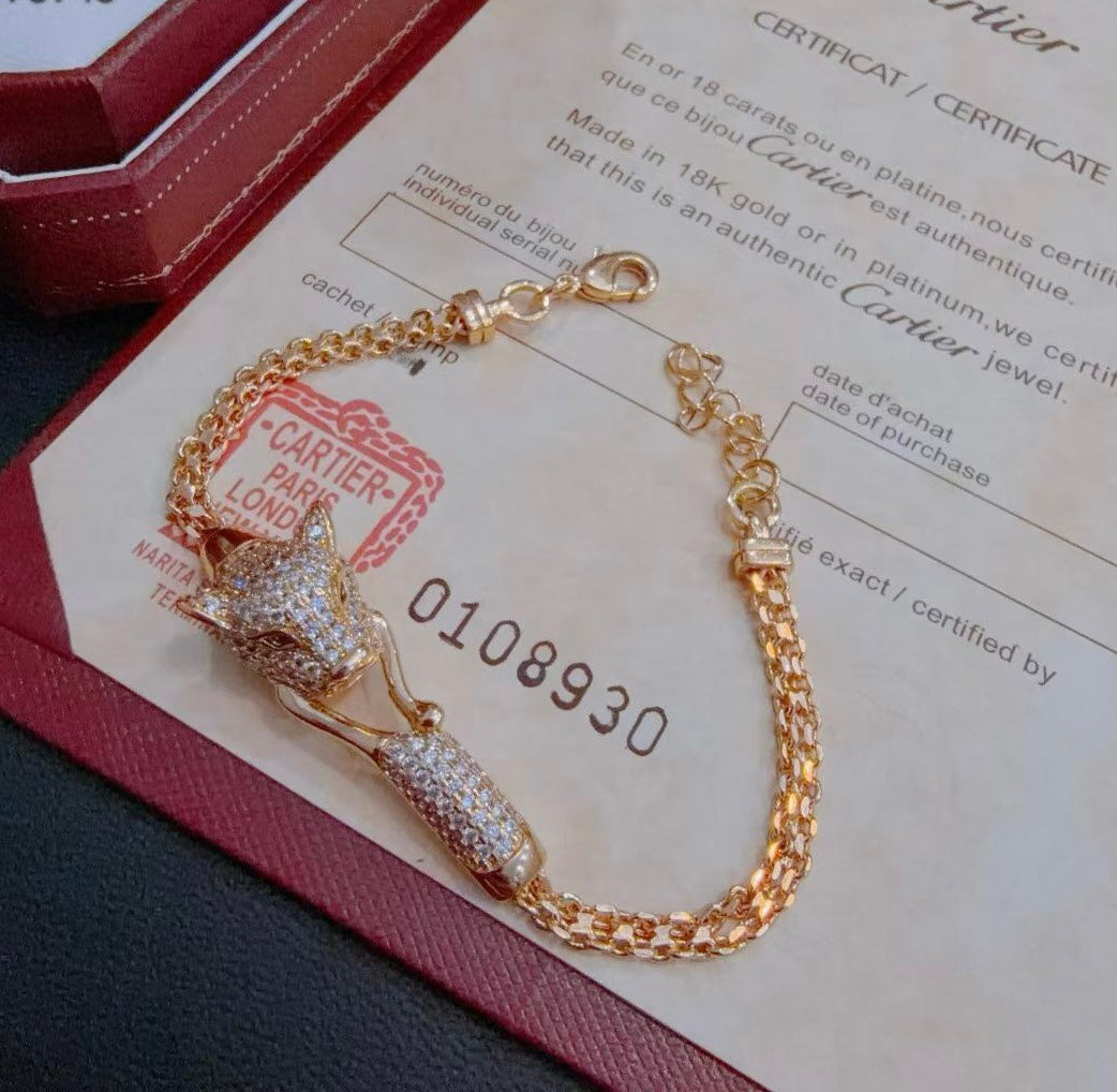 [OrnoraJewelry Jewelry] PANTHERE  BRACELET DIAMONDS