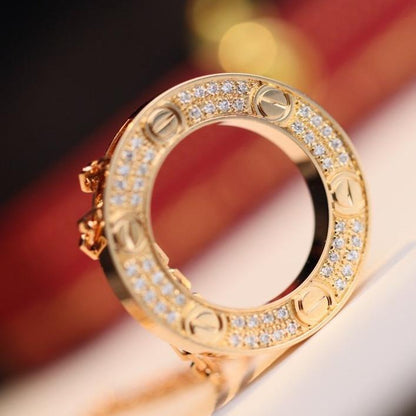 [OrnoraJewelry]LOVE NECKLACE ADJUSTABLE ROSE GOLD