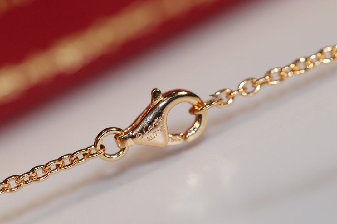 [OrnoraJewelry]LOVE NECKLACE PINK GOLD AND SILVER