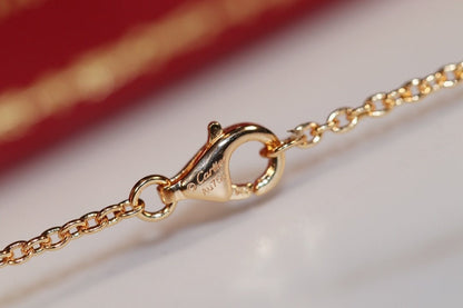 [OrnoraJewelry]LOVE NECKLACE PINK GOLD AND SILVER