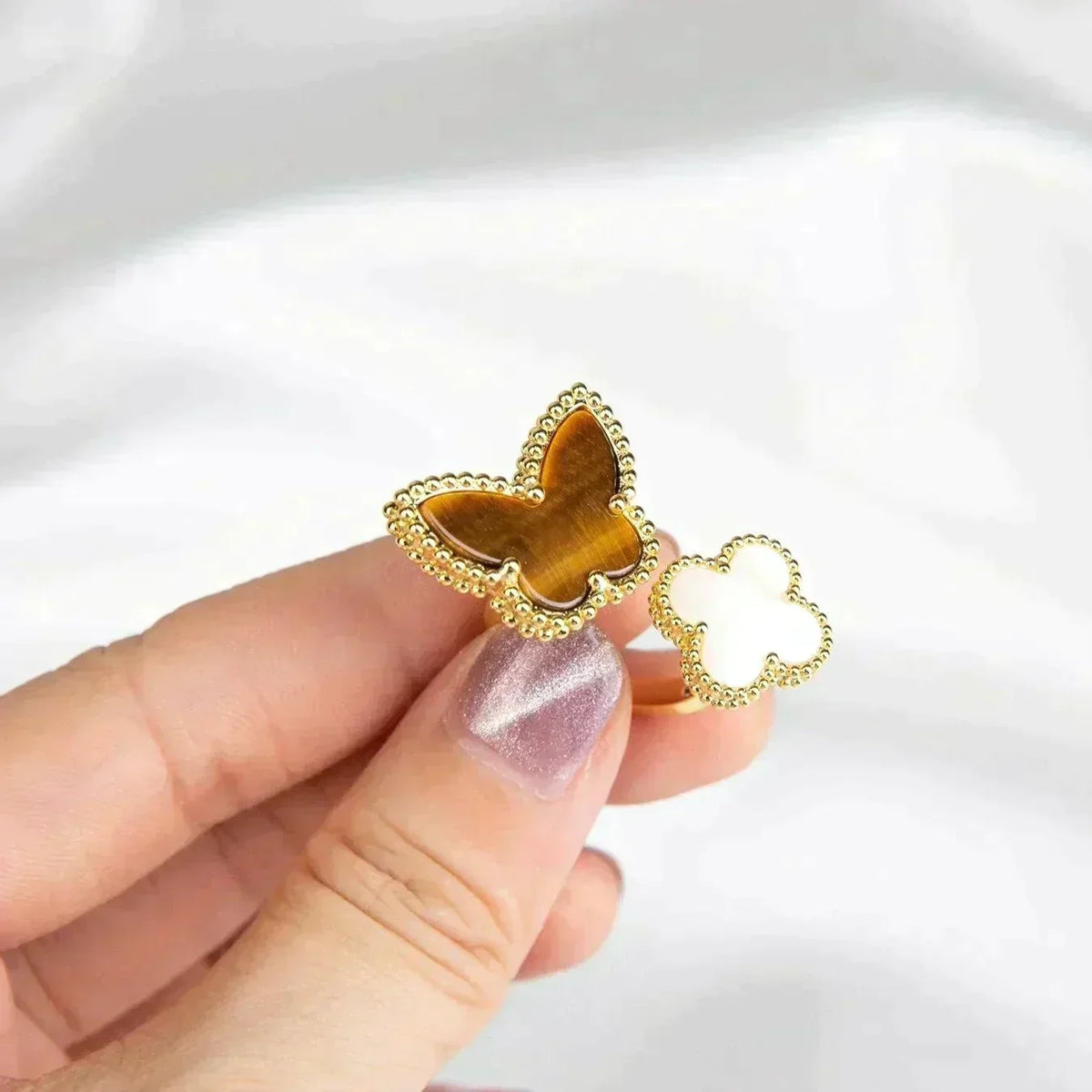 [OrnoraJewelry]LUCKY BETWEEN THE FINGER RING