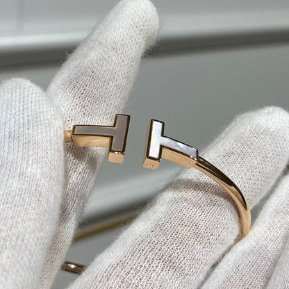[Ornora Jewelry]T BRACELET 1.8MM MOP PINK GOLD