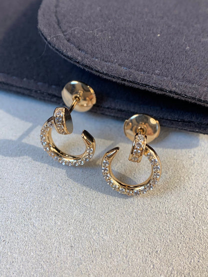 [OrnoraJewelry]JUSTE EARRINGS GOLD DIAMONDS