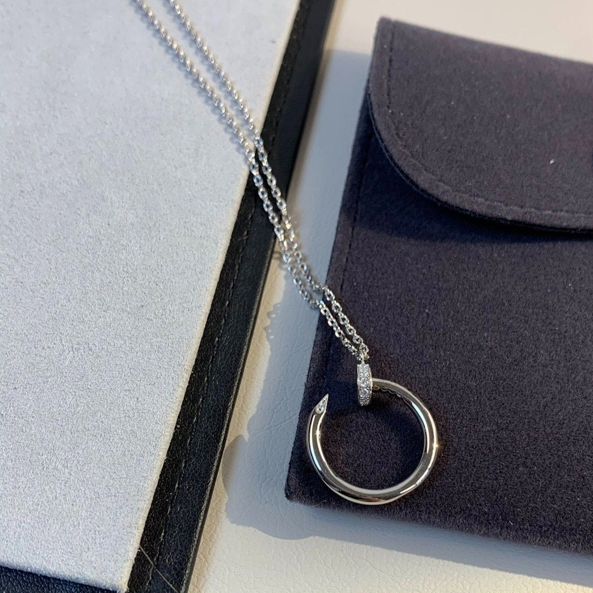 [OrnoraJewelry]JUSTE NECKLACE SILVER