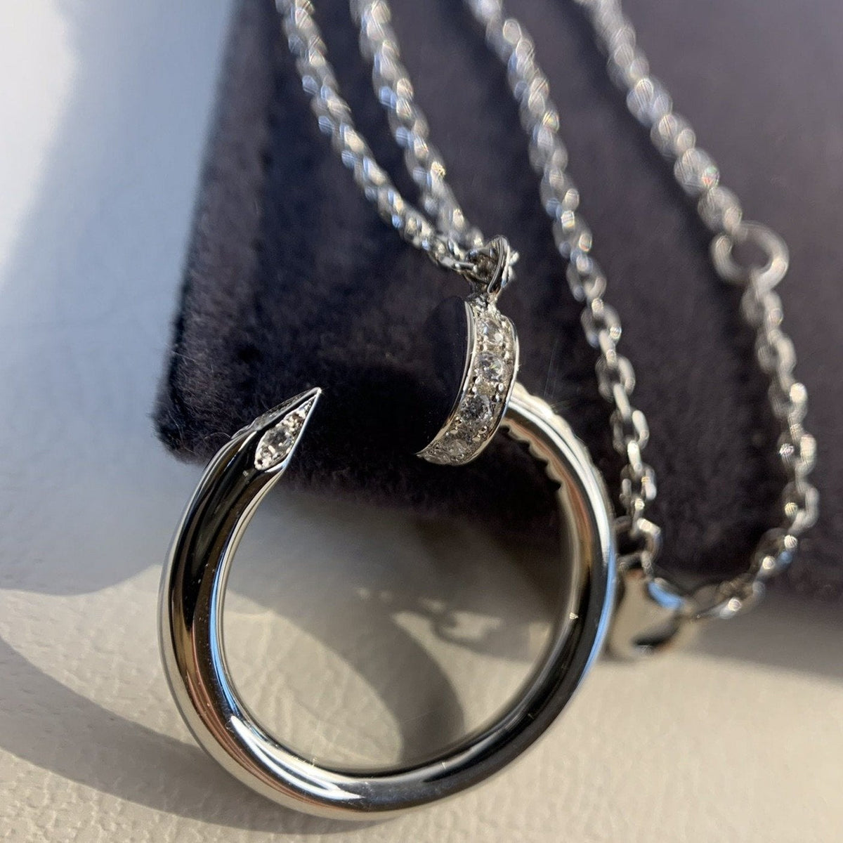 [OrnoraJewelry]JUSTE NECKLACE SILVER
