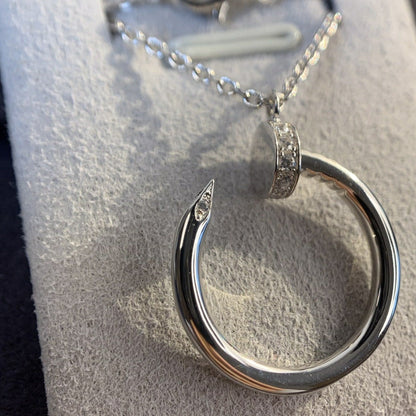 [OrnoraJewelry]JUSTE NECKLACE SILVER