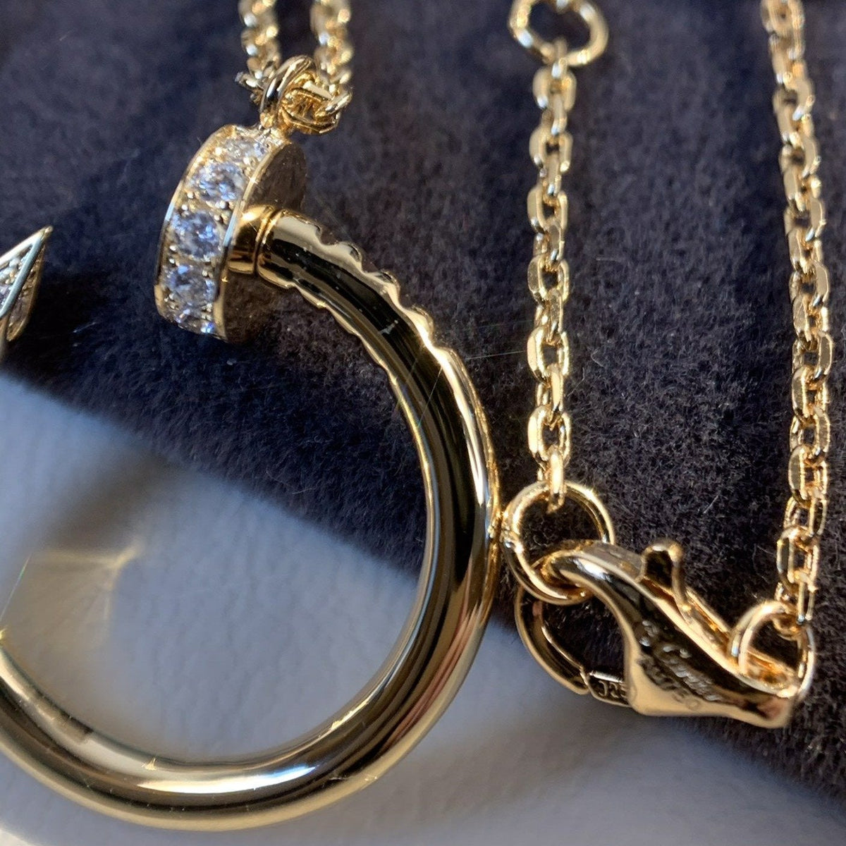 [OrnoraJewelry]JUSTE NECKLACE PINK GOLD