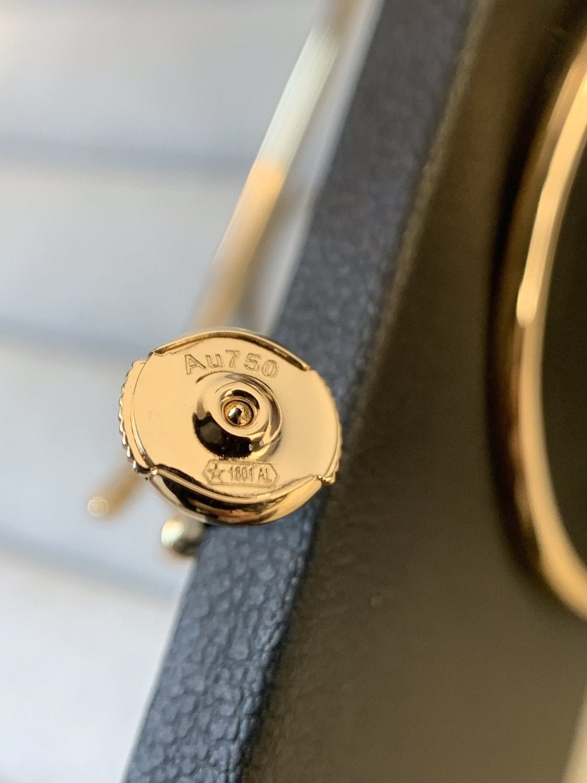 [OrnoraJewelry]JUSTE EARRINGS GOLD DIAMONDS 1.8MM