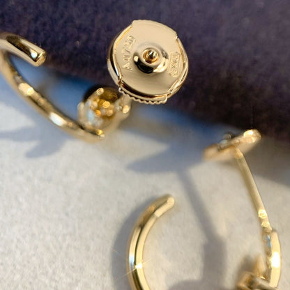 [OrnoraJewelry]JUSTE EARRINGS PINK GOLD