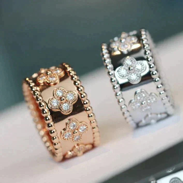[OrnoraJewelry]CLOVER KALEIDOSCOPE RING 10MM