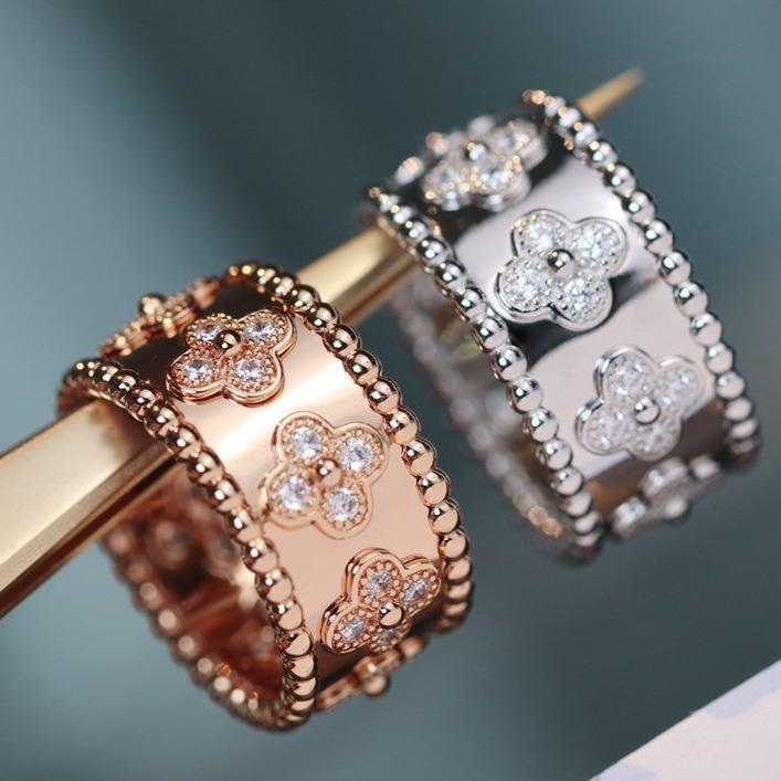 [OrnoraJewelry]CLOVER KALEIDOSCOPE RING 10MM